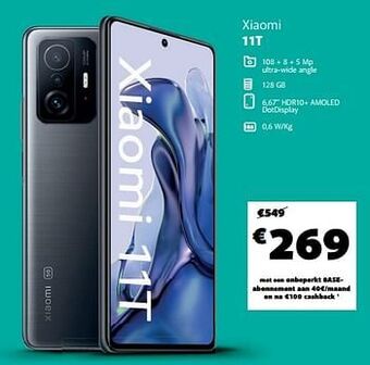 Base Xiaomi 11t aanbieding