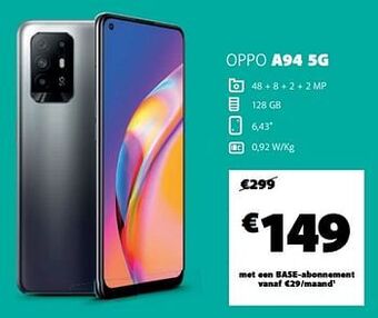 Base Oppo a94 5g aanbieding