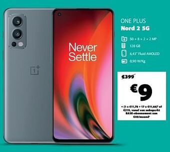 Base One plus nord 2 5g aanbieding