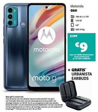 Base Motorola g60 aanbieding