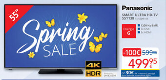 Eldi Panasonic Smart Ultra HD-TV aanbieding