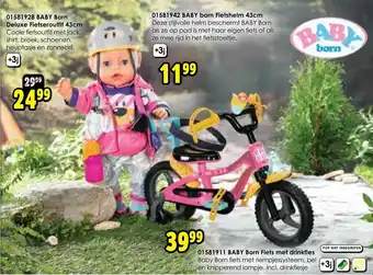 01581928 Baby Born Deluxe Fietseroutfit 43 cm