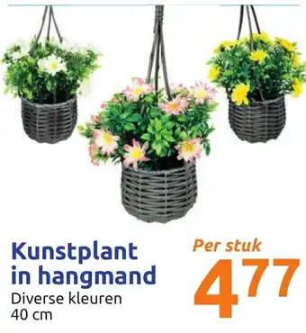 Action Kunstplant in hangmand aanbieding