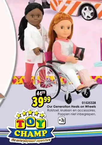 ToyChamp 01525328 Our Generation Heals on Wheels aanbieding