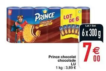 Prince chocolat chocolade lu