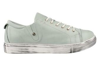 Berca Shoes Andrea Conti Veterschoen Dames Comfort Shoes Volledig Leder - Lichtblauw aanbieding