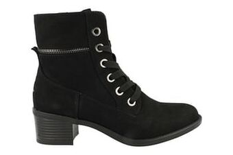 Berca Shoes Sprox Bottine Dames Vegan Trend Clean Black - Zwart aanbieding