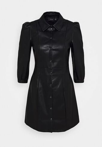 Berca Shoes Vero Moda Kleedje Buttermolly Kleedje Coated Dress - Zwart aanbieding