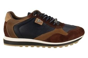 Berca Shoes Cetti Made in Spain Veterschoen Heren Volledig Leder - Bruin aanbieding
