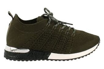Berca Shoes La Strada Sneaker Laag Dames Trend Mesh - Kaki aanbieding