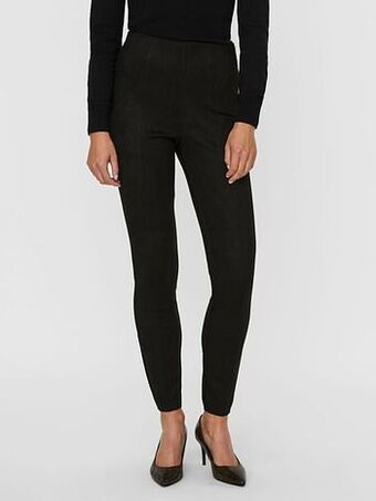 Berca Shoes Vero Moda Broek Vero Moda Legging Suede Zacht - Zwart aanbieding