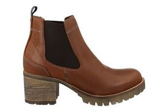 Berca Shoes Bullboxer Boot Dames Trend Bikerboot - Cognac aanbieding