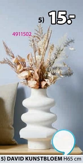 Jysk David kunstbloem aanbieding