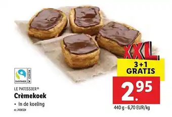 Lidl Le Patissier Cremekoek aanbieding