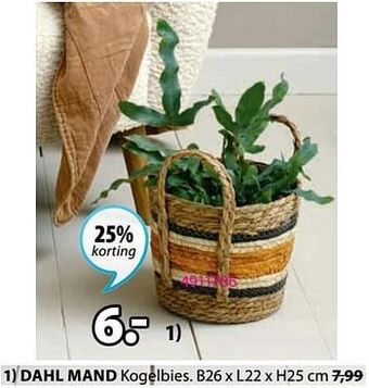 Jysk Dahl mand aanbieding