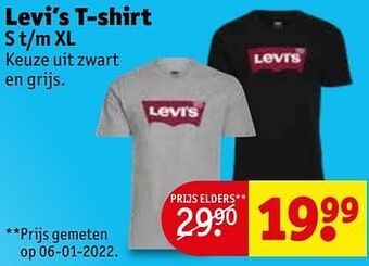 Kruidvat Levi’s t-shirt aanbieding