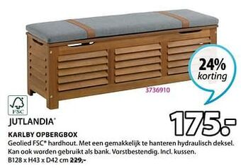 Jysk Karlby opbergbox aanbieding