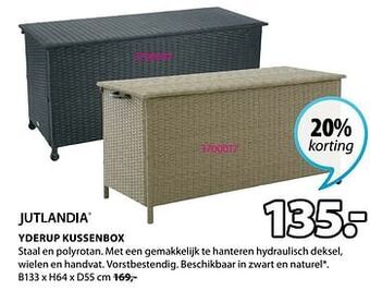 Jysk Yderup kussenbox aanbieding
