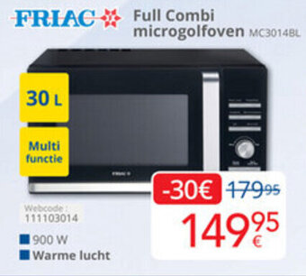Eldi Friac Full Combi microgolfoven aanbieding