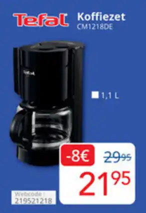 Eldi Tefal Koffiezet aanbieding