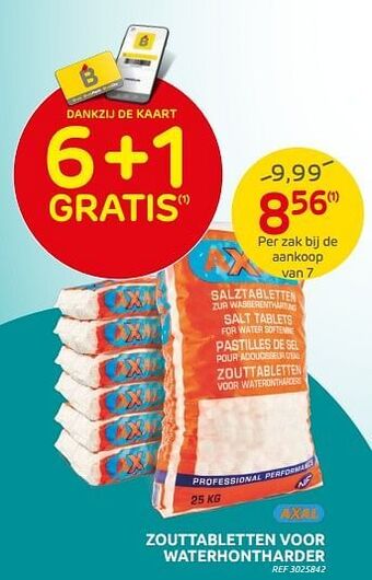 Zouttabletten voor waterhontharder