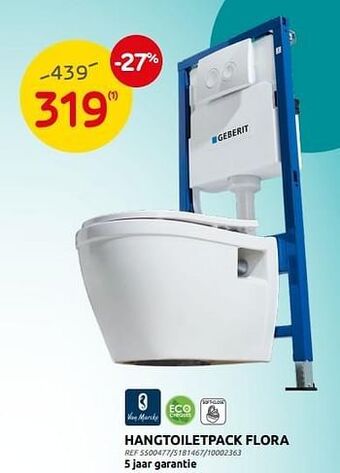 Brico Hangtoiletpack flora aanbieding