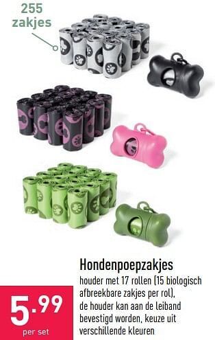 ALDI Hondenpoepzakjes aanbieding