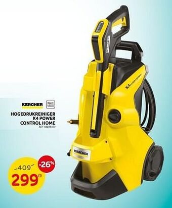 Brico Kärcher hogedrukreiniger k4 power control home aanbieding