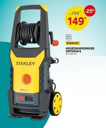 Brico Stanley hogedrukreiniger sxpw25e-e aanbieding