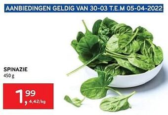 Alvo Spinazie aanbieding