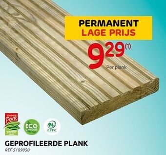 Brico Geprofileerde plank aanbieding