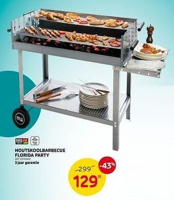 Brico Houtskoolbarbecue florida party aanbieding