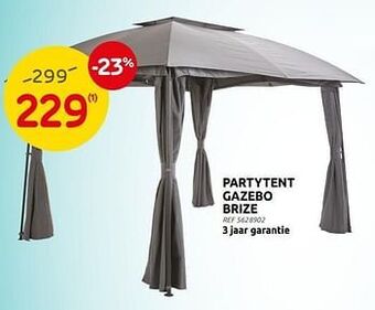 Brico Partytent gazebo brize aanbieding