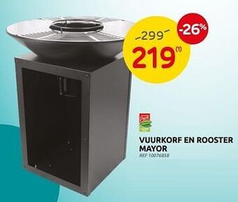 Brico Vuurkorf en rooster mayor aanbieding