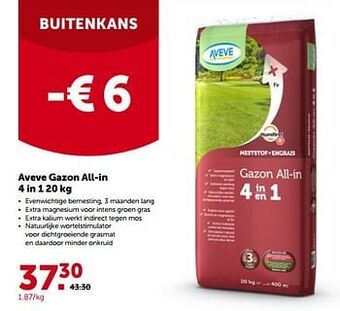 AVEVE Aveve gazon all-in 4 in 1 aanbieding