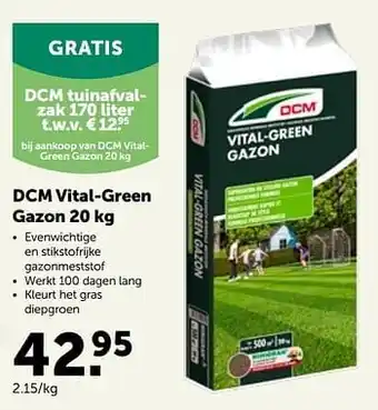 AVEVE Dcm vital-green gazon aanbieding