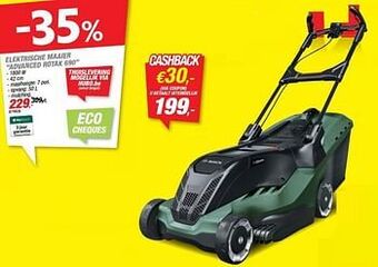 Hubo Bosch elektrische maaier advanced rotak 690 aanbieding