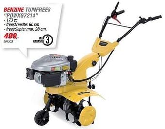 Hubo Powerplus benzine tuinfrees powxg7214 aanbieding