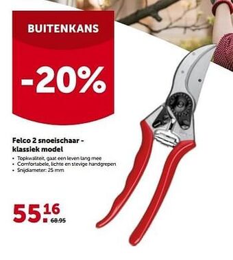 AVEVE Felco 2 snoeischaar - klassiek model aanbieding