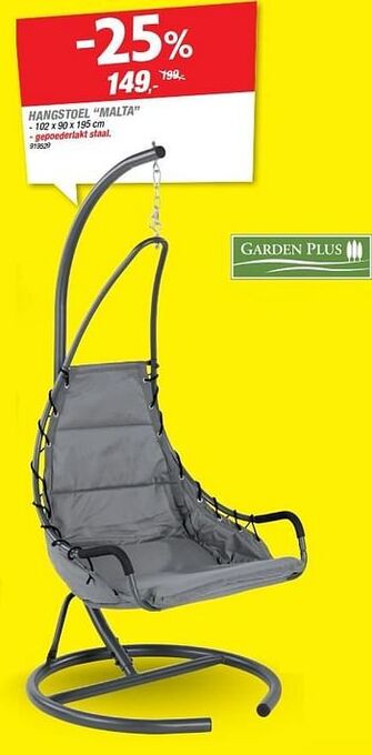 Hubo Hangstoel malta aanbieding