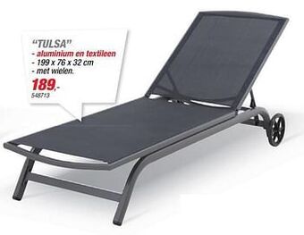 Hubo Ligbed tulsa aanbieding