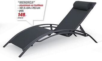 Hubo Ligbed menorca aanbieding