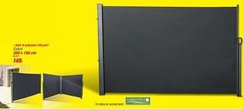 Hubo Windscherm boreas enkel aanbieding