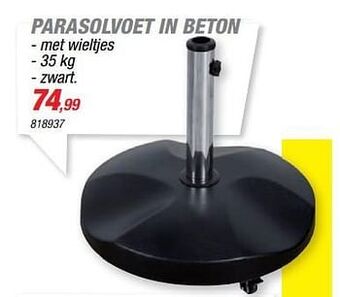 Hubo Parasolvoet in beton aanbieding