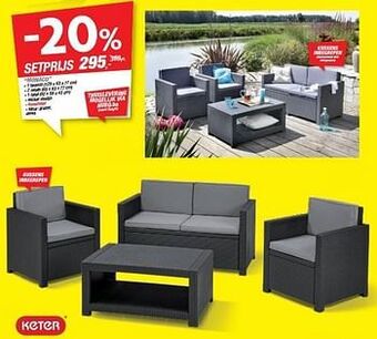 Hubo Loungeset monaco aanbieding