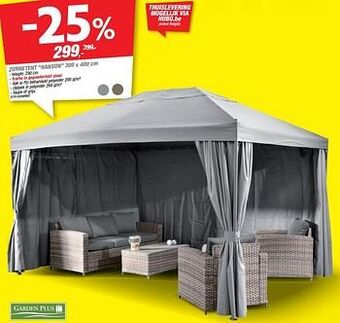 Hubo Zonnetent hanson aanbieding