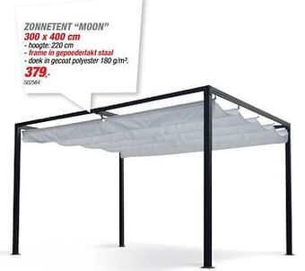 Hubo Zonnetent moon aanbieding