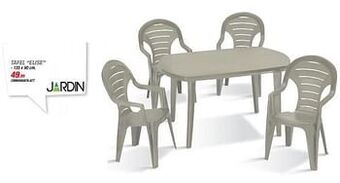 Hubo Tafel elise aanbieding