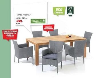 Hubo Tafel awali aanbieding