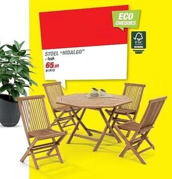 Hubo Stoel hidalgo aanbieding
